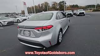 USED 2022 TOYOTA COROLLA LE CVT at Toyota of Goldsboro USED P3631 [upl. by Assylem267]