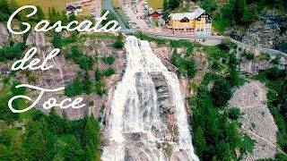 Cascata del Toce della Frua   Val Formazza drone [upl. by Anuaek]