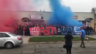 Widzew FC Tomaszów Mazowiecki and Ruch Chorow before match 20102018 [upl. by Uhayile48]