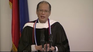 President Benigno Aquino III Honorary Degree Ceremony [upl. by Seaden]