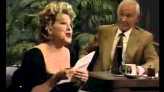 Bette Midler You Made Me Watch You Heres That Rainy Day Johnny Carson 1992 [upl. by Ruel]