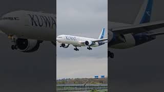 Kuwait Airways landing at LHR Runway 09L from DOH ✈️🇰🇼 PlaneSpotting LHR KuwaitAirways [upl. by Kingdon791]