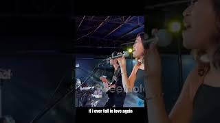 SweetnotesIf I ever fall in love again🎙️ viralvideo covermusic sweetnotesmusic cover [upl. by Ardnosac614]