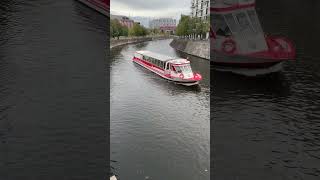 Watching a river cruise go by on the Spree River [upl. by Hsepid]