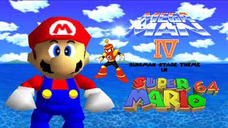 Megaman 4 Ringman Stage Theme In Super Mario 64 [upl. by Phene]