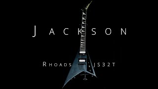 My New Guitar B Roll  Jackson Rhoads JS32T  Flying V [upl. by Aicelaf]