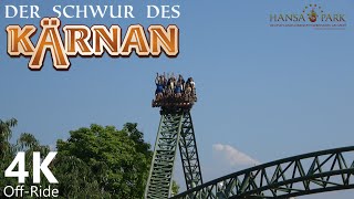 Der Schwur des Kärnan  4K UHD OffRide  HansaPark  Gerstlauer Infinity Coaster  Cinematic [upl. by Lathan]