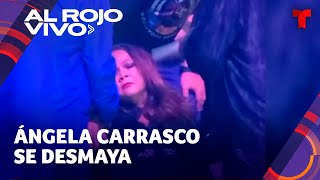 Ángela Carrasco se desmaya en pleno concierto en California [upl. by Assele]