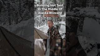 Camping In The Middle Of Alaska Blizzard Going [upl. by Ivz]