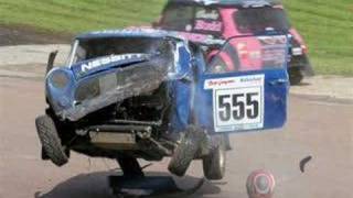 MASSIVE RALLYCROSS CRASH  LYDDEN HILL [upl. by Neve]