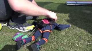 RC Fallschirmspringer Skydiver BAZI  RC PARACHUTE  EXIT FROM A RC PLANE [upl. by Jeggar]