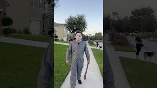 Michael Myers tries to attack son on Halloween shorts [upl. by Anitnatsnoc59]