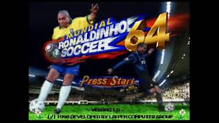 Ronaldinho Soccer 64 Intro ISS 64 Hack [upl. by Mulry]