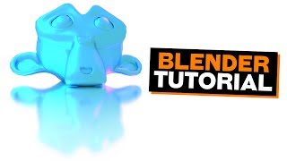 Blender Tutorial  How to create a Blender REFLECTIVE MATERIAL [upl. by Ardnohsal539]