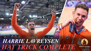 Harrie Lavreysen Wins Mens Keirin Gold  The Best Dutch Olympian of All Time [upl. by Peale934]