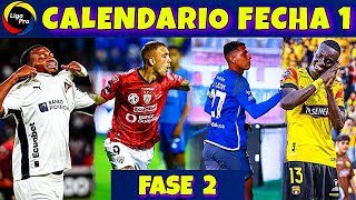 Calendario FECHA 1 LigaPro 2024  Campeonato Ecuatoriano 2024 Segunda Etapa [upl. by Einamrej731]