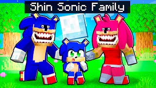 Adopted by a SHIN SONIC FAMILY in Minecraft [upl. by Betsy]