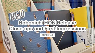 Hobonichi HON Release  Closeups and First Impressions EP 40 [upl. by Macleod]