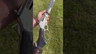 Marlin 1895 Trapper Lever Action 4570 Shooting Steel [upl. by Nerraf395]