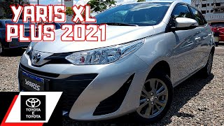 YARIS 2021  TOYOTA YARIS XL PLUS CONNECT 2021 15 HATCH 0KM DETALHES DO INTERIOR E EXTERIOR [upl. by Clementi]