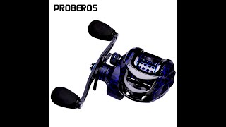 PROBEROS Baitcasting Reel 721 High Speed Reel Freshwater Metal Spool [upl. by Emarej786]