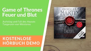 🎧Game of Thrones  Feuer und Blut Aufstieg und Fall des Hauses Targaryen von Westeros–Hörbuch Demo [upl. by Silda]