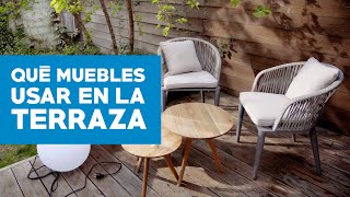 Qué muebles podemos usar en la terraza [upl. by Verdi]