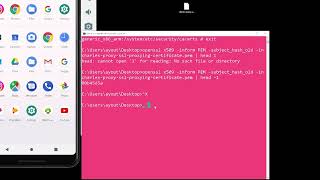 Install Charles Proxy Root Certificate on Android  CMD tutorial [upl. by Ling]