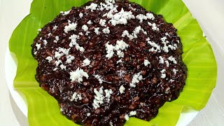 செட்டிநாடு கவுனி அரிசி இனிப்பு  Kavuni Arisi Recipe in Tamil  Black Rice Recipe  Chettinad Sweet [upl. by Leda366]