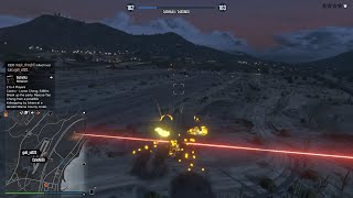 GTA 5 ONLINE B11STRIKEFORCE  AIR TO GROUND ATTACK  F4D [upl. by Lusty656]