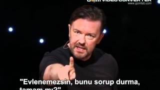 Ricky Gervais  Homoseksüel Evliliği [upl. by Cayla]