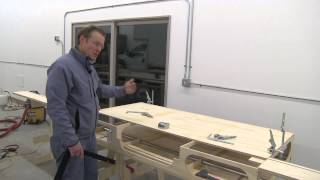 BUILDING THE PAULK TOTAL STATION PART 8 DETAIL amp INSTALL BENCH TOP [upl. by Sverre274]