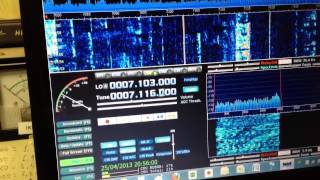 Yaesu FT920 con RTL SDR e HDSDR [upl. by Geno76]