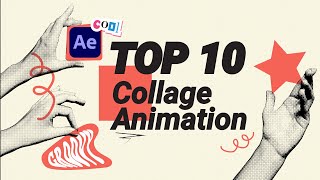 Top 10 Collage Animation Effects in After Effects [upl. by Durning]