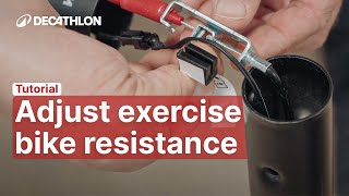 TUTORIAL  How to Fix Resistance Issues on Your Exercise Bike 🚲  Decathlon [upl. by Suoivatco]