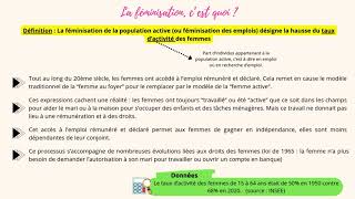 La féminisation  1 notion en 2 minutes [upl. by Schnapp756]