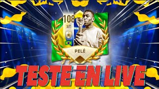 quotTest de Pelé Icone 108 comme buteur sur FIFA Mobile  Meilleure option quot [upl. by Ahsenik671]