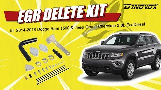 DynoVox  EGR Delete Kit for 20142018 Dodge Ram 1500 amp Jeep Grand Cherokee 30L EcoDiesel [upl. by Peedus]