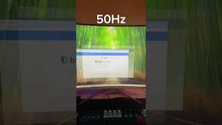 50Hz vs 120Hz 50hz 120hz monitor 165hz foryou foryourpage fy fyp fypviralシ shorts [upl. by Crispen]