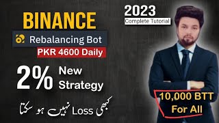 Daily 2 Spot Strategy With Binance Rebalancing Bot  Risk Free [upl. by Lertnahs]