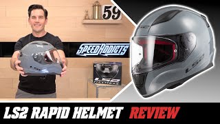 LS2 Rapid Helmet Review at SpeedAddictscom [upl. by Margarida]