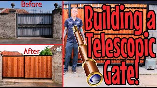 Building a Telescopic Electric Sliding Gate [upl. by Zealand]