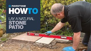 How To Lay a Natural Stone Garden Patio [upl. by Catlee129]