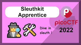 picoCTF 2022  Forensics  Sleuthkit Apprentice [upl. by Ztnarf371]