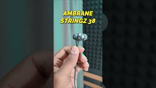 Ambrane stringz 38🔥🔥  Best earphone under 300rs 🤩💫  Audio Quality  shorts  teche vivek [upl. by Anerok247]