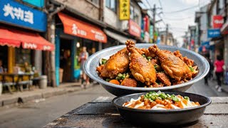 Korean style fried chicken and chicken processing plant  food factory [upl. by Griswold]