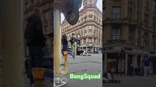 Ben Monteith busking at Glasgow St Enoch centre 420 culture legal lifestyle prescription art [upl. by Htevi]