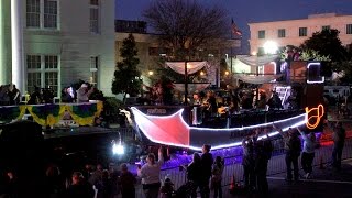 Krewe of Gemini night parade rolls in Gulfport [upl. by Nalorac]