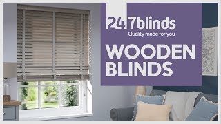 Wooden Blinds  247 Blinds [upl. by Chladek268]