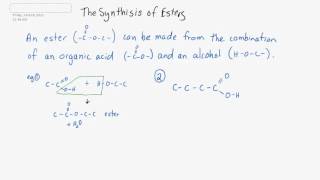 The Synthesis of Esters [upl. by Vezza]